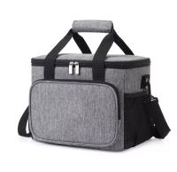 Sac de refroidisseur isolé personnalisé aux côtés doux pour l'épicerie Boîte à lunch Tote Office 24 Can