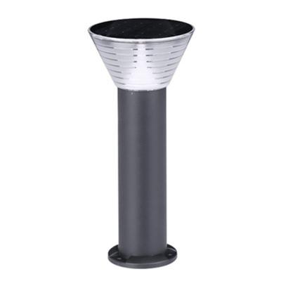 Luz solar posta solar solar exterior do jardim do diodo emissor de luz do cargo da coluna da paisagem da casa de campo da lâmpada do gramado do poste de amarração da luz 6500K da porta