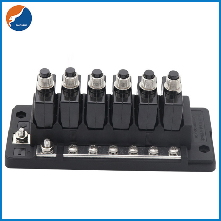 12V 32V 6 In 6 Out 6 Way 88 L1 L2 Автоматический выключатель Блок предохранителей для RV Автомобиль Лодка Яхта