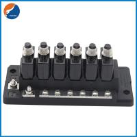 12V 32V 6 In 6 Out 6 Way 88 L1 L2 Disjoncteur Fusible Bloc Boîte Pour RV Voiture Bateau Yacht