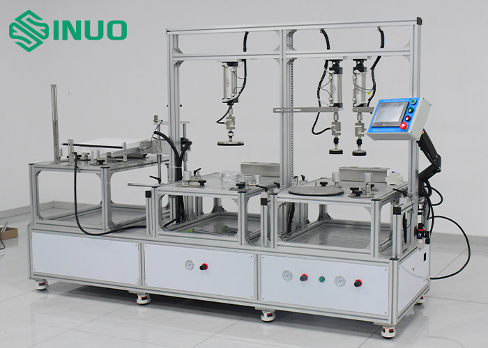 IEC 60335-2-84 Toilet Seat Cover Mechanical Strength & Durability Test Machine 3 Test Stations