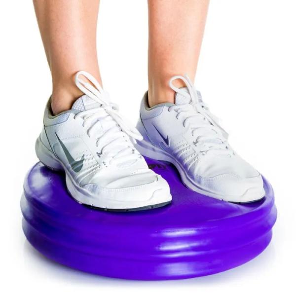 Inflated Stability Yoga Wobble Cushion Exercise Fitness Balance Disc Wiggle Seat