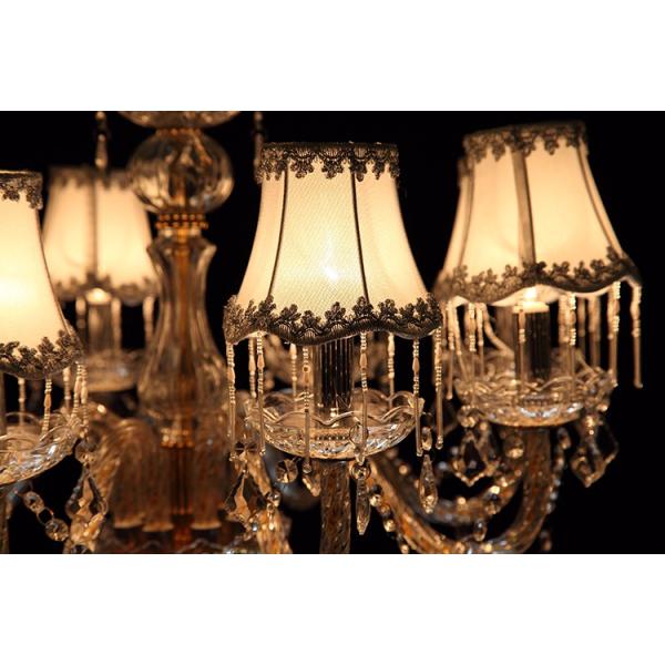 Cheap chandeliers for sale with Lamshade for Dining room Kitchen Lighting (WH-CY-65)