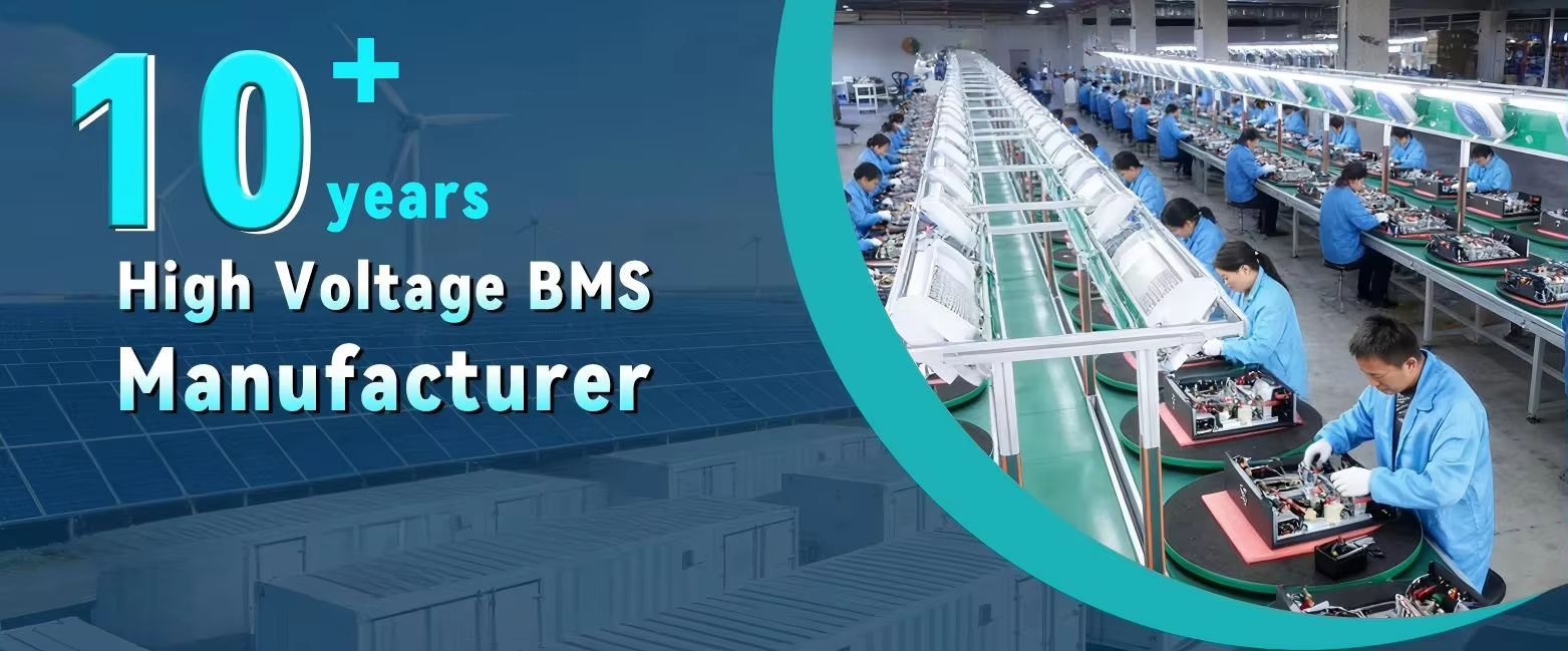 GCE 5U HV BMS 45S 400A 144V China BMS High-voltage BMS manufacturer Custom high voltage cluster BMS solution