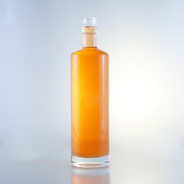 Super Flint Glass Personalized Design Rum Vodka Whisky Tequila Gin Bottle with Lid