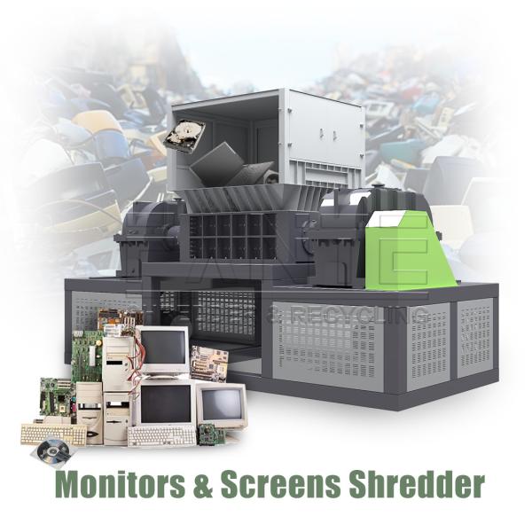 Heavy Duty Dual Shaft E Waste Shredder for Phones Laptops PCBs Cables Routers and Household Electronics