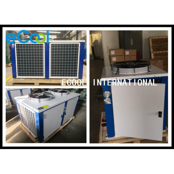 Horizontal Cold Room Condensing Unit / AC Condenser Air Conditioning System