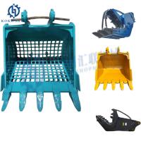 Komatsu 10-115 Ton Excavator attachment Grate Customized Bucket For PC200 PC360 PC350 PC270 PC500 PC750 PC1100 PC1250