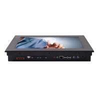 definição industrial Fanless do PC 1024*768 do painel de toque da C.C. 24V