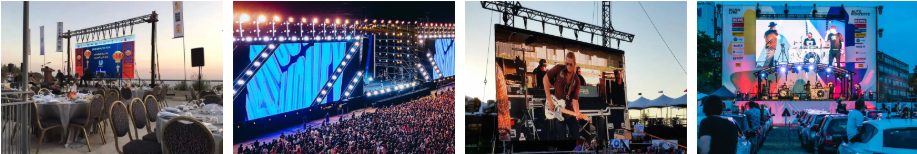 3.91mm 2.9mm P2.6 Concert Led Screen Wall For Wedding Custom Shape