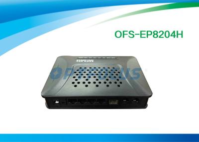 Alimentação externa dos portos das portas ethernet 2 FXS do plástico 10/100M GPON EPON 4