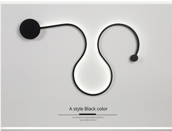 Retro Wall Lamps Bedroom Study Living Balcony Acrylic Lights Home Deco In White Black Iron Sconce Led Lights （WH-VR-11)