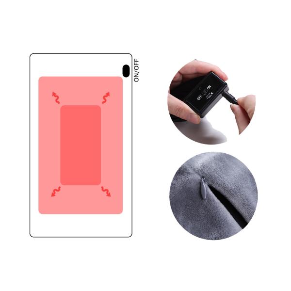 Нагретое Washable кристаллической электрической нагревательной подстилки для ног USB бархата многофункциональное