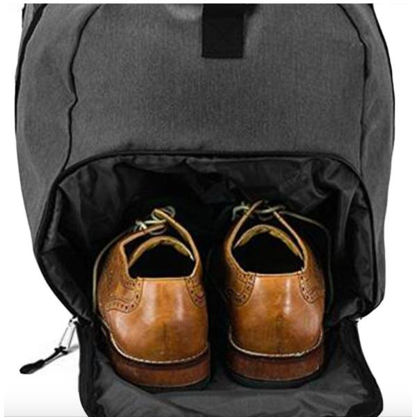 Custom Design Unisex Gym Duffel Bag With Pockets Blue / Black / White / Sliver Color