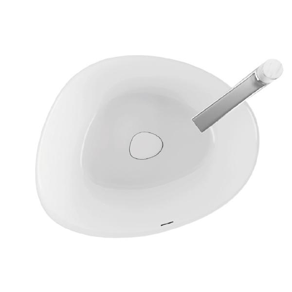 Незаконный овальный таз столешницы Bathroom отсутствие Faucet отсутствие Drainer