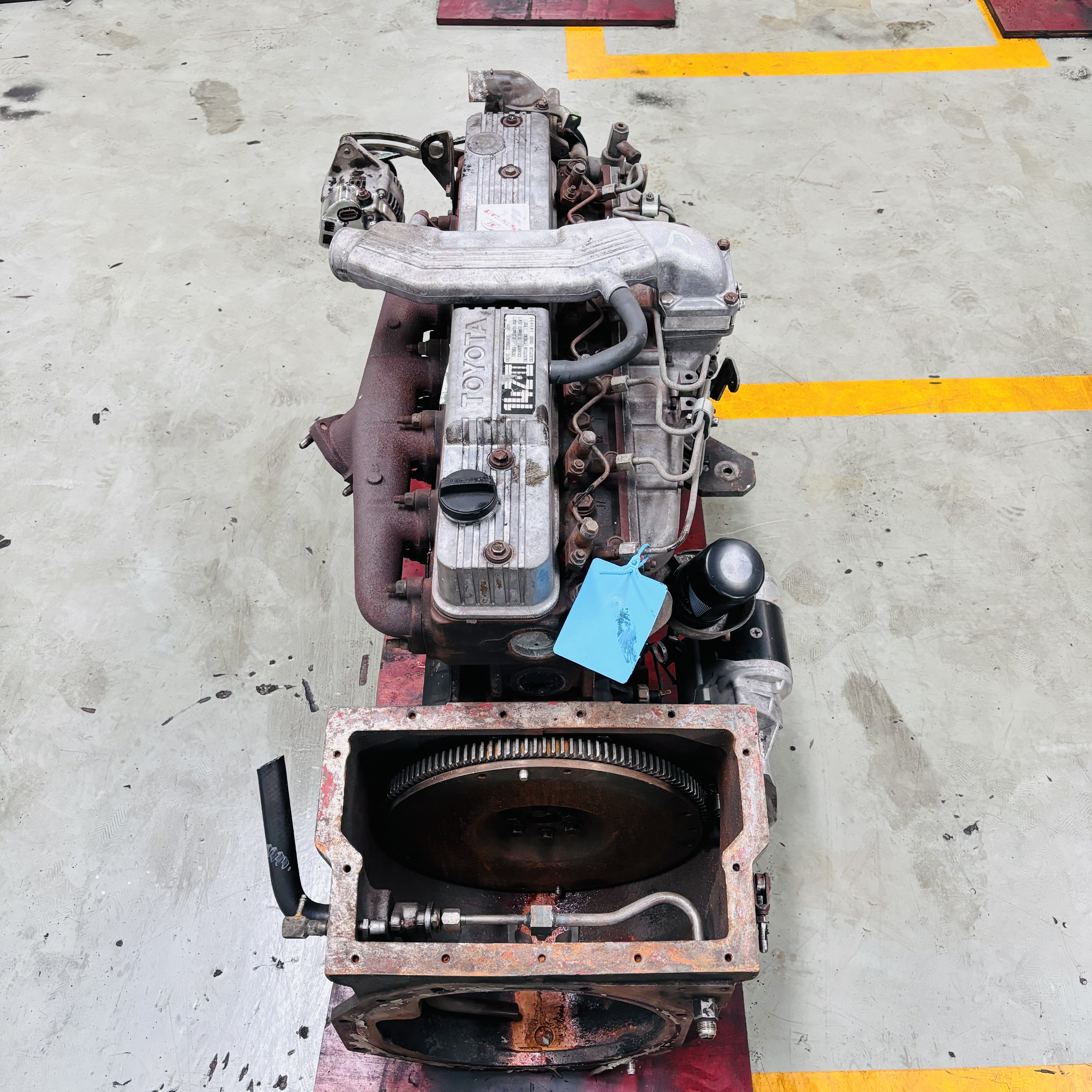 14Z-II 5.2L 6-Cylinder Direct Injection Diesel Engine Assembly with 56 kW Max Power for Toyota  Forklifts