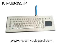 Disposition industrielle de bureau imperméable de 67 PC-claviers avec le panneau avant du touchpad 395x135 millimètre et les 3 boutons de la souris supplémentaires