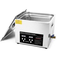 Timer ajustável de aço inoxidável 15L limpador ultrasônico 400W Potência de aquecimento 20-80.C Temperatura