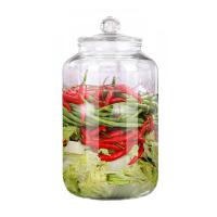 frasco de vidro hermético da boca larga do produto comestível 2000ml
