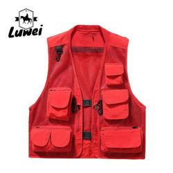 Hot Sale Outdoor Men's Photography Vest Camouflage Utility Mesh Vest Multi-pocket Fishing Men Leisure Mesh Vest