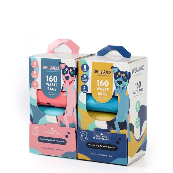Custom Printed Compostable Pet Waste Bags OEM ODM Dog Poop Bags