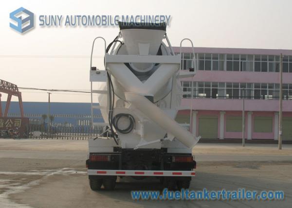 6X4 Dongfeng Dalishen Transit Cement Mixer Truck 10000 Litre White Colour