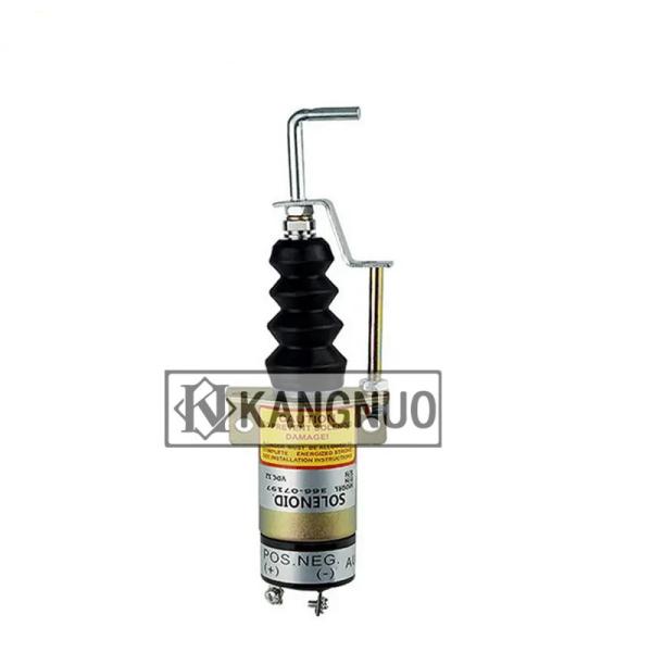 KANGNUO Excavator Generator Diesel Engine Stop Solenoid SA-3405T 366-07197 366-07198
