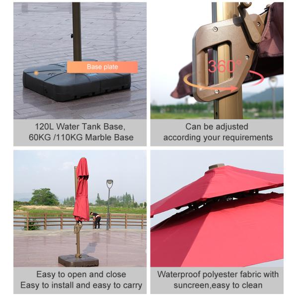Ткань Sunbrella покрытия PU Windproof прямая на открытом воздухе