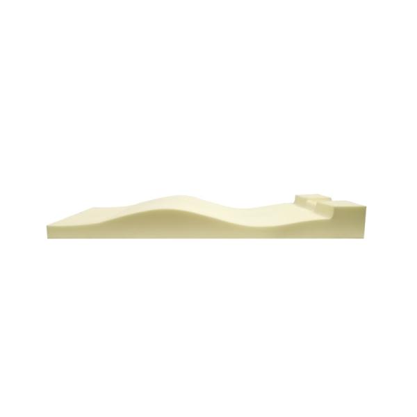 Customization 80*190cm gel Memory Foam F-shape velvet fabric Slow rebound wave design Beauty Salon eyelash bed Mattress