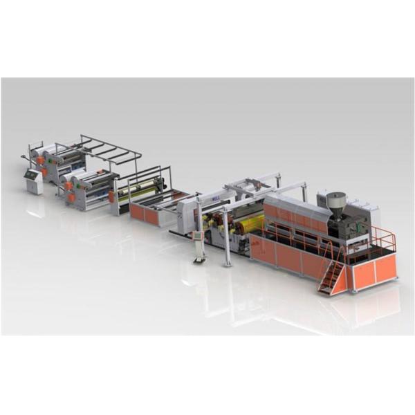 Solar module encapsulation Turnkey Project : From Material Formula To Production Factory Design: EVA / POE Cast Film Extrusion Line For Solar Panel Encapsulation Maximum Line Speed 16m/S