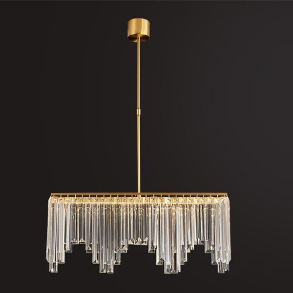 Lâmpada de suspensão decorativa da luz moderna de cobre nórdica do pendente K9