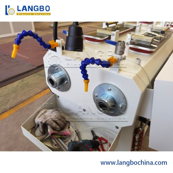 Double Outlet PVC Conduit Pipe Extrusion Manufacturing Making Machine Line