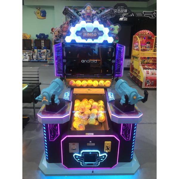 Crianças Pusher Arcade Shooting Gun máquina de jogo adequado para idades 8 anos Todos os tipos de plugue