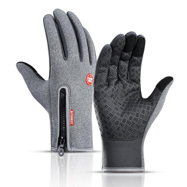 Unisex Touchscreen Winter Cycling Gloves Warm Full Finger Gloves for Bike Skiing Riding