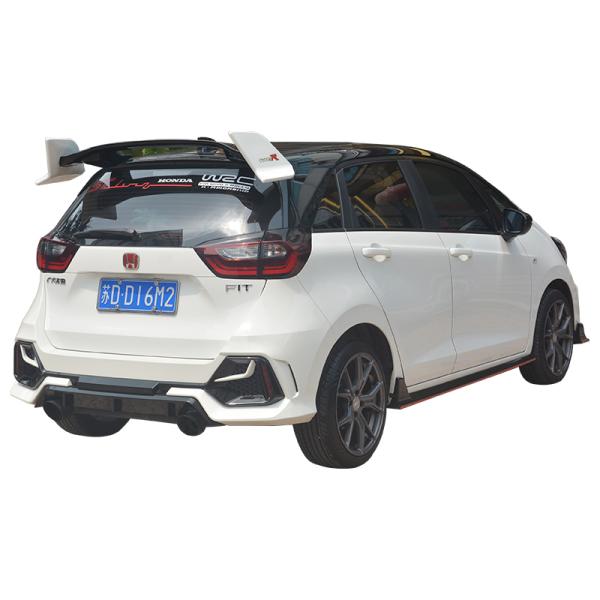 2018-2021 Honda Fit Carbon Fiber Front Bumper Lips Guard Body Kit 3Pcs