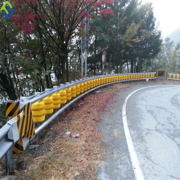 Roadway Traffic Safe Rolling Type Safety EVA Roller Barrier Roller Crash Barrier