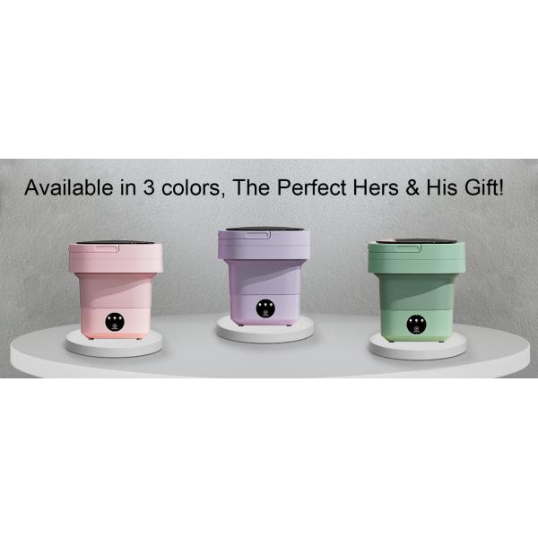 Plastic Tub Fully-automatic Portable Mini Folding Washing Machine for Underwear Socks