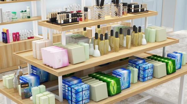 Cosmetics Wooden Shop Display Units , Wooden Retail Displays Any Kind Of Style Available