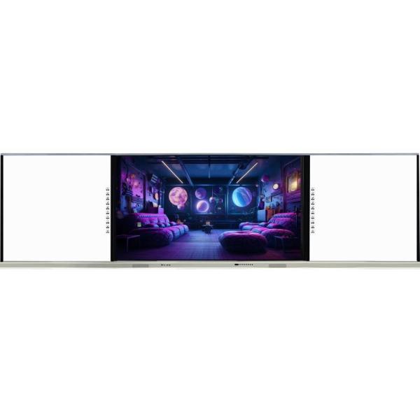 IR Interconnected Blackboard With 75 86 98 Inch DLED Display Optional White/Green/BlackBoard Stylus Included