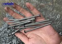 DIN Anillo Galvanizado Común Clavos de la base de la cerca de 1 pulgada Carpintería Pulida Cabeza plana