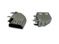 Conector de tomada de tomada de 19 pines de dupla linha DIP Tipo A Fêmea Conector compatível com HDMI