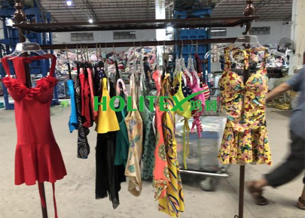 Polyester Material Used Summer Clothes Japanese Style Second Hand Swimming Wear