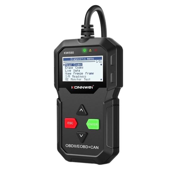 2,4 блок развертки KONNWEI KW590 автомобиля дюйма OBDII диагностический