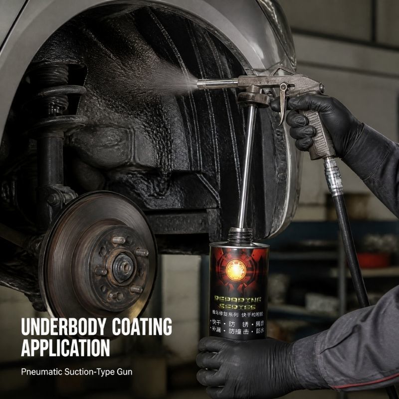 LB-09 Automotive Undercoating Gun Pneumatic Body Schutz Spray Gun for Stone Chip and Underbody Coatings