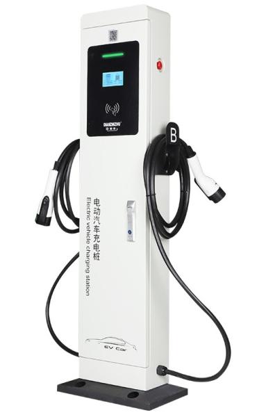 7KW 14KW Single Gun / Double Gun Column AC Electric Vehicle Charging Pile / Floor-Standing Electric Vehicle Charging Pile