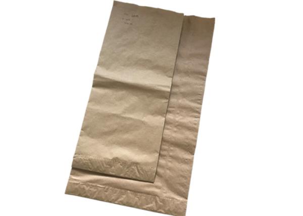 High Speed Filling Pinch Bottom Paper Bags 1-4 Layers Durable High Tensile Strength