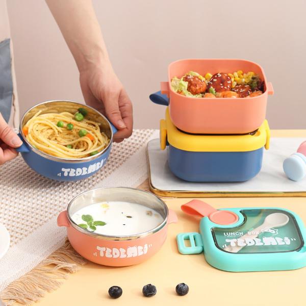 Металлическая коробка с обедом для бенто 304 из нержавеющей стали