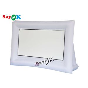 Экран репроектора ткани киноэкрана 4.2x3m Оксфорд крупного плана раздувной для на открытом воздухе общественных мест