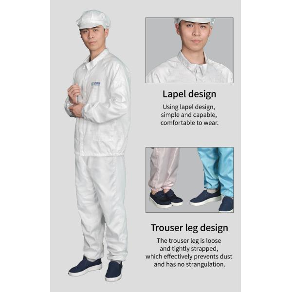 одежда оптовый анти- статический ESD esd одевает coveralls чистой комнаты куртки чистой комнаты одежды безопасности