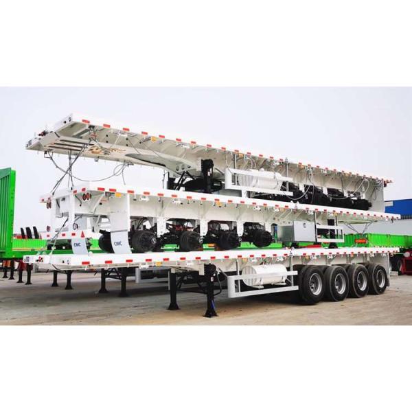 China CIMC 4 Axle 80 Tonnes Fence Cargo Truck Trailer